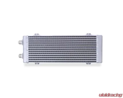 Mishimoto Silver Medium Universal Dual Pass Bar & Plate Oil Cooler - MMOC-DP-MSL