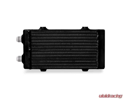 Mishimoto Black Small Universal Dual Pass Bar & Plate Oil Cooler - MMOC-DP-SBK