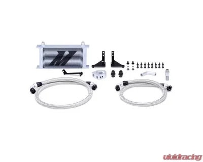 Mishimoto Silver Non-Thermostatic Oil Cooler Kit Ford Fiesta ST 2014-2019 - MMOC-FIST-14