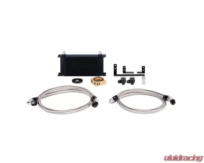 Mishimoto Black Thermostatic Oil Cooler Kit Mazda Miata 2016+ - MMOC-MIA-16TBK