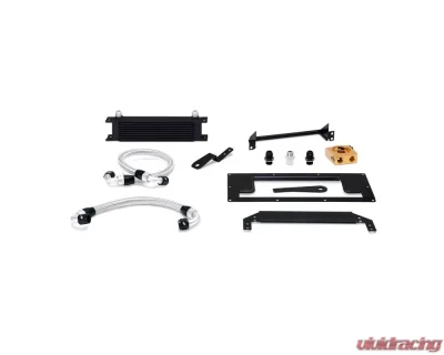 Mishimoto Black Thermostatic Oil Cooler Kit Mazda Miata 1999-2005 - MMOC-MIA-99TBK