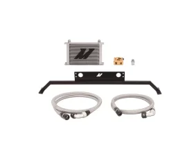 Mishimoto Silver Thermostatic Oil Cooler Kit Ford Mustang GT V8 5.0L 2011-2014