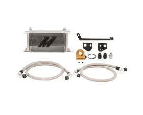 Mishimoto Silver Thermostatic Oil Cooler Kit Ford Mustang EcoBoost 2015-2017