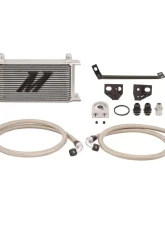 Mishimoto Silver Non-Thermostatic Oil Cooler Kit Ford Mustang EcoBoost 2015-2017                                     - MMOC-MUS4-15 - Image 13