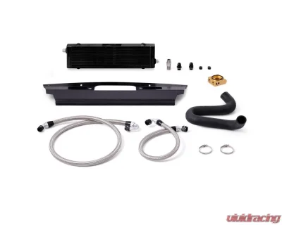 Mishimoto Black Thermostatic Oil Cooler Kit Ford Mustang GT 2015-2017 - MMOC-MUS8-15TBK