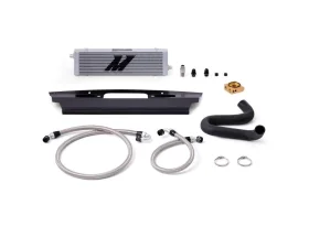 Mishimoto Silver Thermostatic Oil Cooler Kit Ford Mustang GT 2015-2017