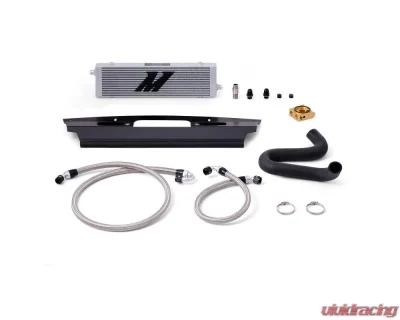 Mishimoto Silver Thermostatic Oil Cooler Kit Ford Mustang GT 2015-2017 - MMOC-MUS8-15T