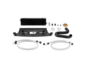 Mishimoto Black Thermostatic Oil Cooler Kit Ford Mustang GT 2018+