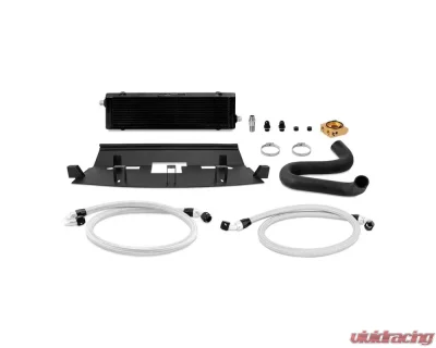 Mishimoto Black Thermostatic Oil Cooler Kit Ford Mustang GT 2018+ - MMOC-MUS8-18TBK