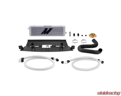 Mishimoto Silver Thermostatic Oil Cooler Kit Ford Mustang GT 2018+ - MMOC-MUS8-18T