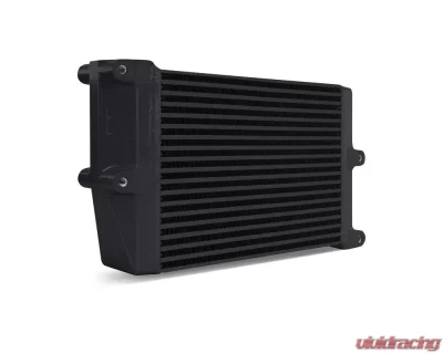 Mishimoto 10" Core Black Heavy-Duty Bar-and-Plate Fluid Cooler w/ Opposite-Side Outlets - MMOC-OO-10BK