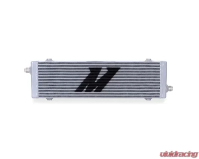 Mishimoto Silver Large Universal Cross Flow Bar-and-Plate Oil Cooler - MMOC-SP-LSL