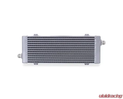 Mishimoto Silver Medium Universal Cross Flow Bar-and-Plate Oil Cooler - MMOC-SP-MSL