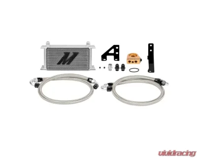 Mishimoto Silver Thermostatic Oil Cooler Kit Subaru STI 2015+ - MMOC-STI-15T