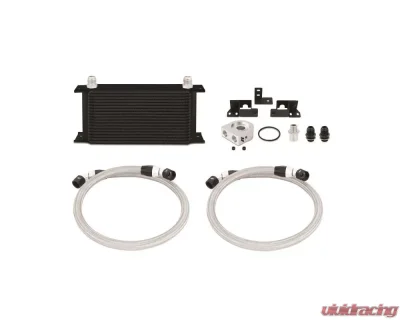 Mishimoto Black Oil Cooler Kit Jeep Wrangler 3.8L V6 2007-2011 - MMOC-WRA-07BK