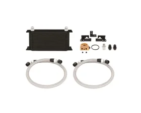 Mishimoto Black Thermostatic Oil Cooler Kit Jeep Wrangler 3.8L V6 2007-2011