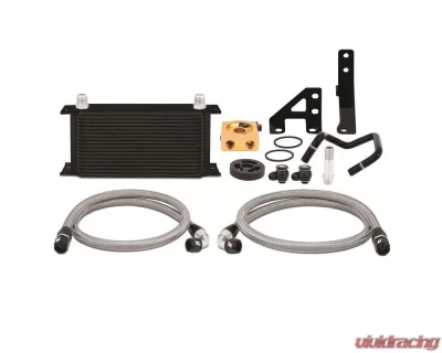 Mishimoto Black Thermostatic Oil Cooler Kit Subaru WRX 2015-2021 - MMOC-WRX-15TBK