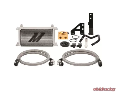 Mishimoto Silver Thermostatic Oil Cooler Kit Subaru WRX 2015-2021 - MMOC-WRX-15T