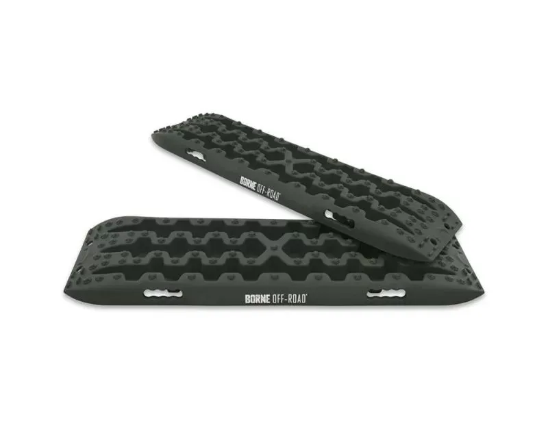Borne Off-Road Traction Board Set Olive Drab - BNRB-109OD