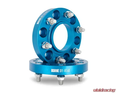 Borne Off-Road 38mm M14 6x135 Blue Borne Off Road Wheel Spacers Ford F-150 2015+ - BNWS-007-380BL
