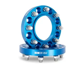 Borne Off-Road 25mm M14 8x165 Blue Wheel Spacers Chevrolet Silverado 2500 | 3500 1999+