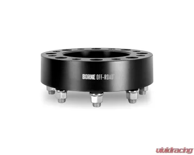 Borne Off-Road 50mm M14 8x165 Black Wheel Spacers Chevrolet Silverado 2500 | 3500 1999+ - BNWS-008-500BK