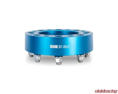 Borne Off-Road 50mm M14 8x180 Blue Wheel Spacers Chevrolet Silverado 2500 | 3500 2011+ - BNWS-009-500BL