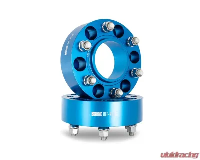 Borne Off-Road 50mm M14 5x150 Blue Wheel Spacers Toyota Tundra 2007-2021 - BNWS-010-500BL