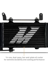 Mishimoto Black Non Thermostatic Oil Cooler Kit Toyota GR Corolla 2023+                                     - MMOC-GRC-23NTBK - Image 3