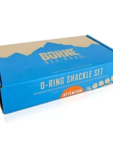 Mishimoto Blue 3/4" Steel D-Ring Shackle Set - 2pc                                     - BNDR-BL - Image 4