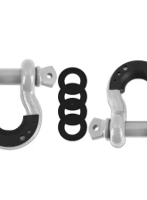 Mishimoto Gray 3/4" Steel D-Ring Shackle Set - 2pc                                     - BNDR-GR - Image 5