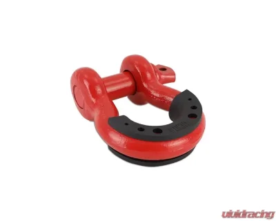 Mishimoto Red 3/4" Steel D-Ring Shackle Set - 2pc - BNDR-RD