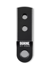 Borne Off-Road Black 2" Hitch Receiver Shackle Mount                                     - BNHR-2-BK - Image 2