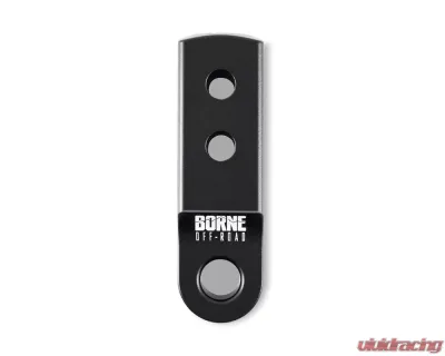 Borne Off-Road Black 2" Hitch Receiver Shackle Mount - BNHR-2-BK