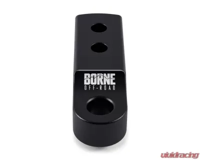 Borne Off-Road Black 2" Hitch Receiver Shackle Mount - BNHR-2-BK