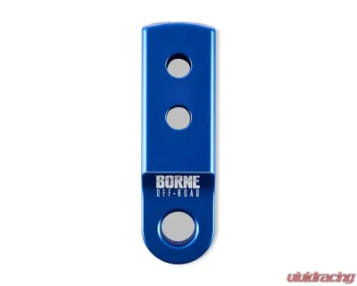 Borne Off-Road Blue 2" Hitch Receiver Shackle Mount - BNHR-2-BL