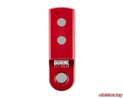 Borne Off-Road Red 2" Hitch Receiver Shackle Mount - BNHR-2-RD