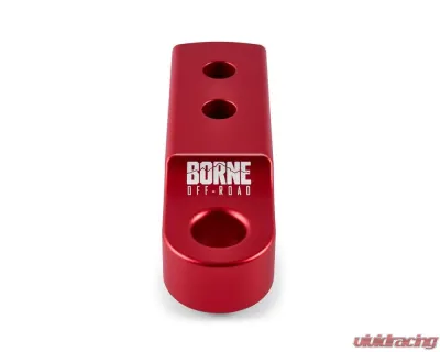 Borne Off-Road Red 2" Hitch Receiver Shackle Mount - BNHR-2-RD