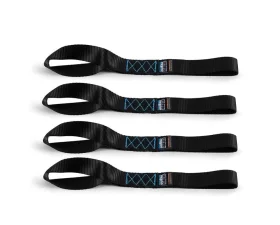 Mishimoto Black Soft Loop Tie-Down Straps