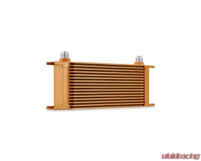 Mishimoto Universal Gold 16-Row Oil Cooler - MMOC-16GD