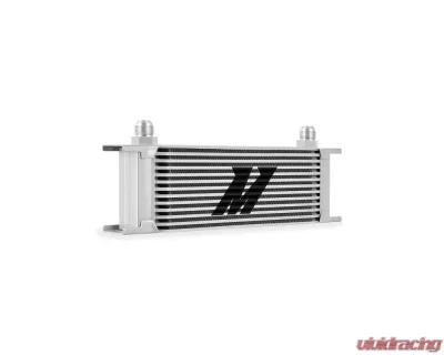 Mishimoto Universal Silver Non-Thermostatic 13-Row Oil Cooler Kit - MMOC-U13SL