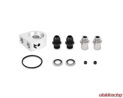 Mishimoto Universal Silver Non-Thermostatic 13-Row Oil Cooler Kit - MMOC-U13SL