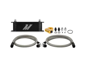 Mishimoto Universal Black Thermostatic 13-Row Oil Cooler Kit