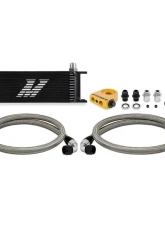 Mishimoto Universal Black Thermostatic 13-Row Oil Cooler Kit                                     - MMOC-U13TBK - Image 4