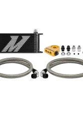 Mishimoto Universal Black Thermostatic 16-Row Oil Cooler Kit                                     - MMOC-U16TBK - Image 4