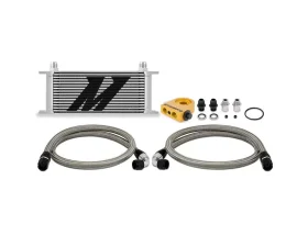 Mishimoto Universal Silver Thermostatic 16-Row Oil Cooler Kit