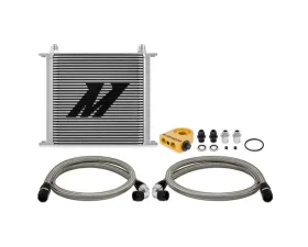 Mishimoto Universal Silver Thermostatic 34-Row Oil Cooler Kit