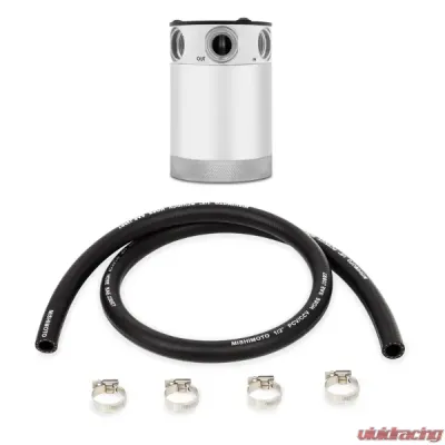 Mishimoto 3 Port Compact Baffled Oil Catch Can - MMBCC-CBTHR-P