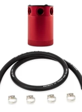 Mishimoto 3 Port Compact Baffled Oil Catch Can                                     - MMBCC-CBTHR-RD - Image 3