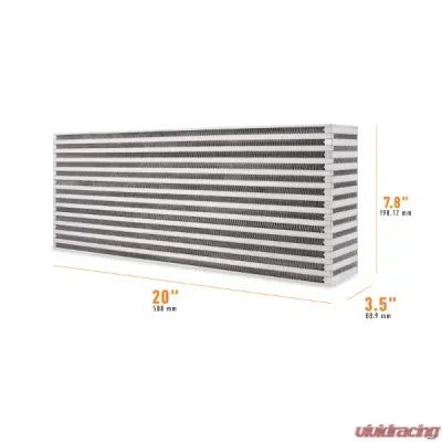 Mishimoto 20" x 7.8" x 3.5" Air-to-Air Intercooler Core - MMUIC-14